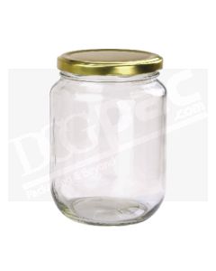 Round Glass Jars