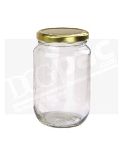 Round Glass Jars