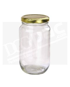 Round Glass Jars