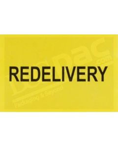 1500 Printed "REDELIVERY" Other Labels