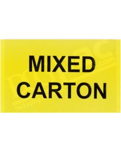 1500 Printed "MIXED CARTON" Labels