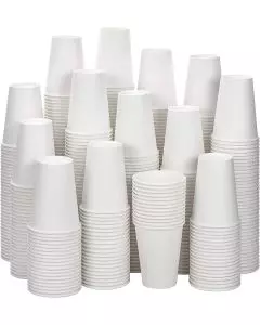 White, Paper, Cups, 150ml, Pack of 1000