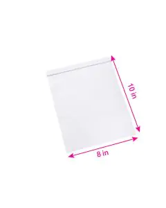 Transparent, 60microns, Storage (LD), Bags, 8in x 10in, Pack of 1