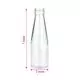 200ml Glass Bottle with Cap, 2in x 7in, Pack of 100