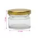 30ml Round Glass Jar with Lug Cap, 1.7in x 1.5in, Pack of 100