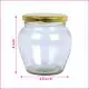 350ml Matki Glass Jar with Lug Cap, 3.5in x 4in, Pack of 50