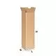 Unprinted, Brown, 03ply, Long, Corrugated, Boxes, 3in x 2in x 7.5in, Pack of 500
