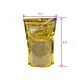 One side Metallized Golden, Stand-up, Zip Lock, Pouches, 6in x 9in, Pack of 50