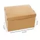 Unprinted, Brown, 05ply, Book style, Corrugated, Office File, Boxes, 16in x 13in x 12in, Pack of 500