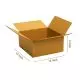 Unprinted, Brown, 03ply, Universal, Corrugated, Multipurpose, Boxes, 12in x 12in x 6in, Pack of 500