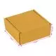 Brown, 03ply, Flat, Corrugated, Multipurpose, Boxes, 4in x 4in x 1.5in, Pack of 100