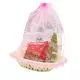 Heart Shaped Twine Paper Basket with Pink Net, 11in x 11in x 3in, Pack of 10