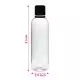 100ml PET Empty Transparent Oil, Shampoo & Lotion Bottle With Screw Cap, Pack of 50