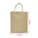 Eco-Friendly, Beige Jute Bag with Handles, 12in x 4in x 14in, Pack of 10